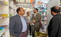 بازدید معاون غذا و داروی دانشگاه علوم پزشکی هرمزگان از بیمارستان حضرت ابوالفضل (ع) میناب